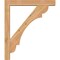 Ekena Millwork Olympic Block Smooth Bracket w/ Offset Brace, Western Red Cedar, 5 1/2"W x 34"D x 40"H BKT0604X34X40OLY05SWR - alternate 3